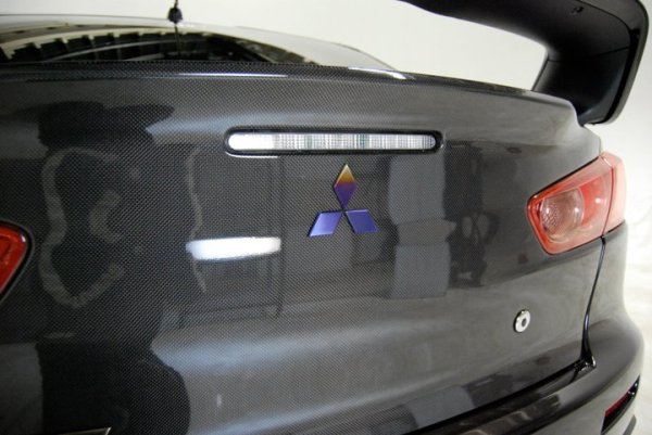 画像2: ランサーエボリューションX　カーボンエアロトランク　Duckbill (2)