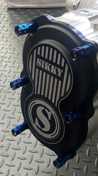 画像5: クイックチェンジギアカバー用チタン製フローティングナット 1個(PVD焼け色) (5)