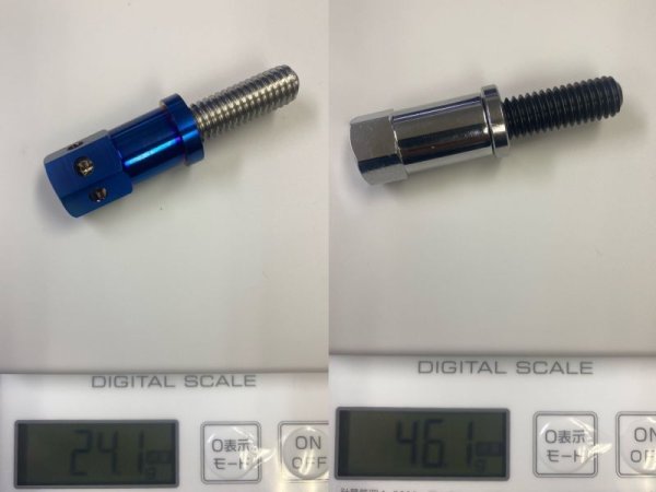 画像2: Winters用チタン製フローティングナット+スタッドボルト 6セット (2)