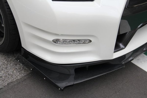 画像3: フロントリップスポイラー用 カーボンADDフィン 【R35】 (3)