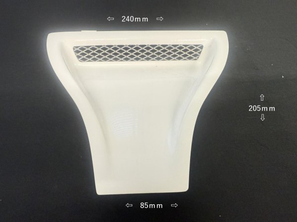 画像1: 汎用ダクト T-2　カーボン製/FRP製 (1)