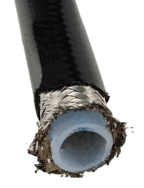 画像2: PUコーティングPTFEステンレスメッシュホース AN8/AN10サイズ (2)