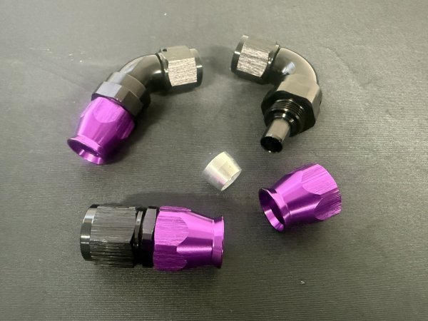 画像1: ANホースエンド（PUコーティングPTFEホース用） (1)