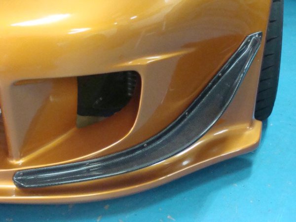 画像4: ドゥーラックＺ33フロントバンパー専用カナード　CFRP製（カーボン） (4)