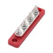画像2: 4way配電ブロック (赤・黒） (2)