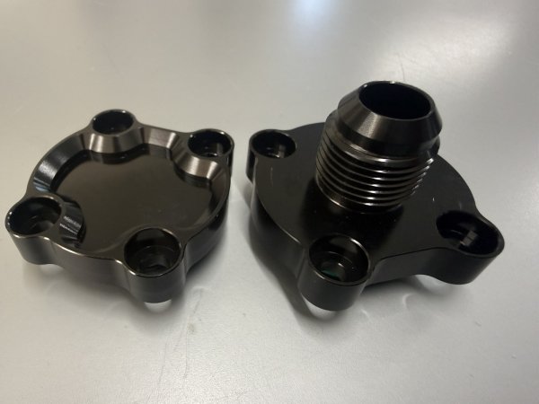 左ブロックプレート/右AN10アダプター