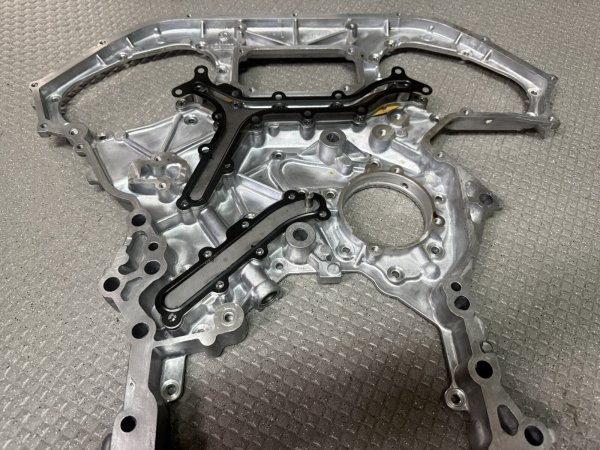 画像2: VR38エンジン フロントカバーオイルギャラリー用メタルガスケット (2)